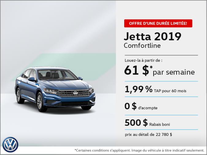 Louez la Jetta 2019!