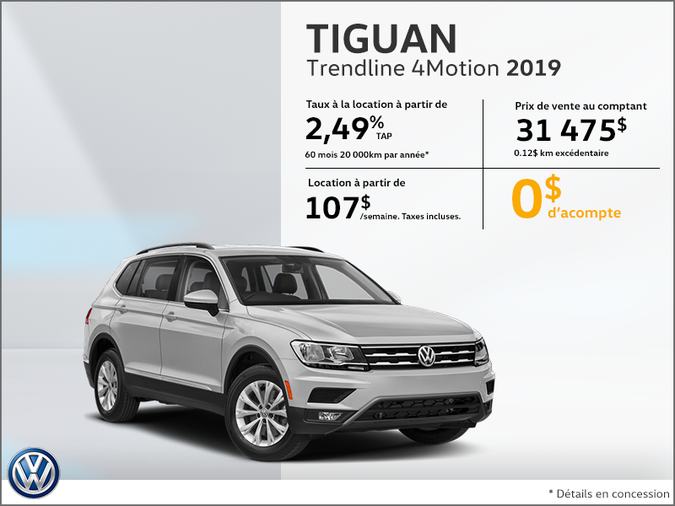 Tiguan Trendline 4Motion 2019
