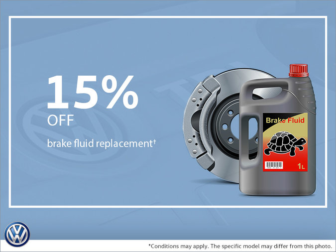 15% Off Brake Fluid Replacement