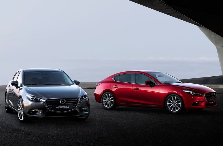 La Mazda3 2017 s’approche des Maritimes