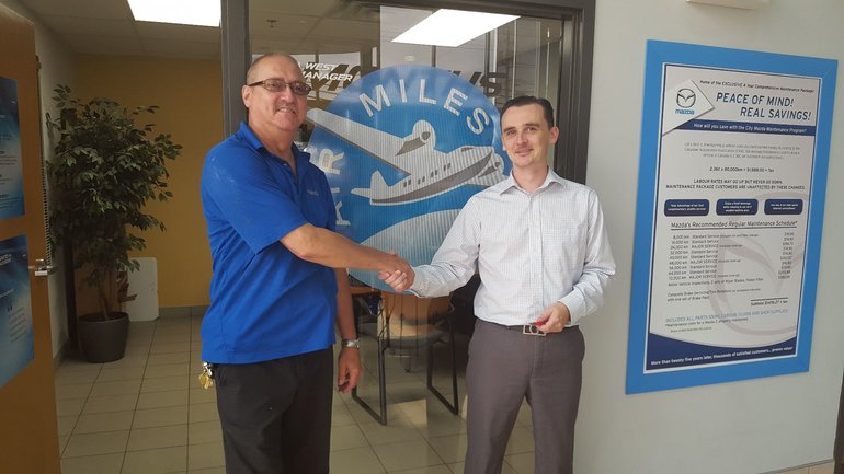 5,000 Air Miles Winner for August!