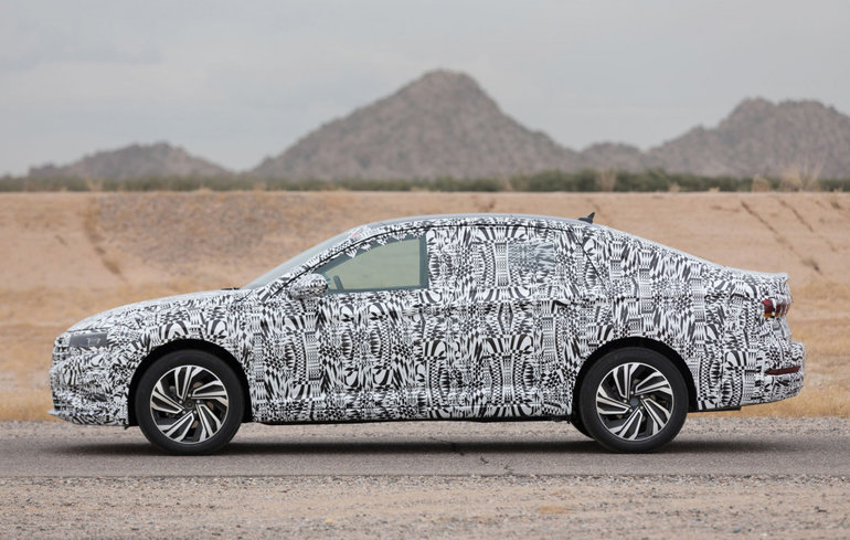 New 2019 Volkswagen Jetta Teased Ahead of Detroit International Auto Show