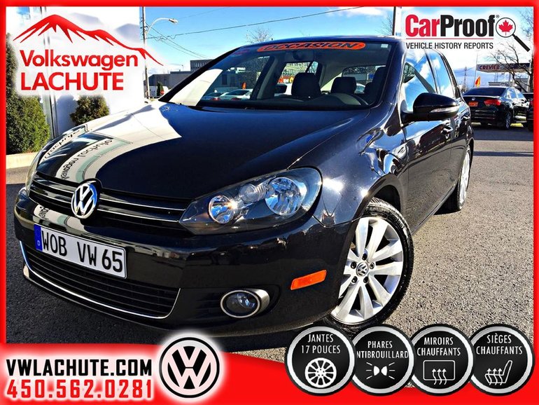 Used 2013 Volkswagen Golf Edition Wolfsburg Perle Rare Bas Km Noir 39 733 Km For Sale 16250 0 Volkswagen Lachute U1328