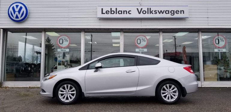 Used 2012 Honda Civic Cpe Ex Silver 162 680 Km For Sale 6975 0