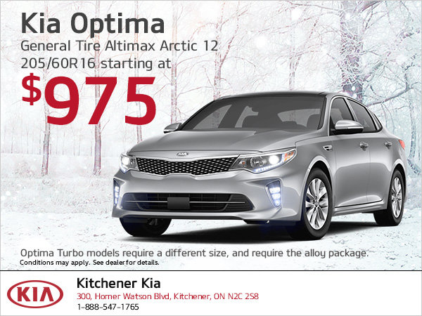 Kia Optima | Winter tire special