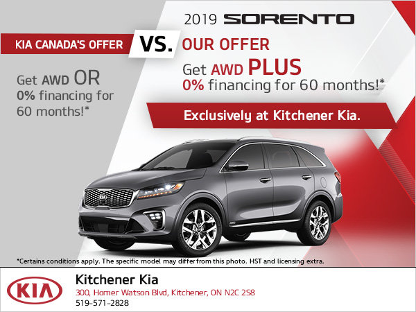 EXCLUSIVE Sorento Offer!
