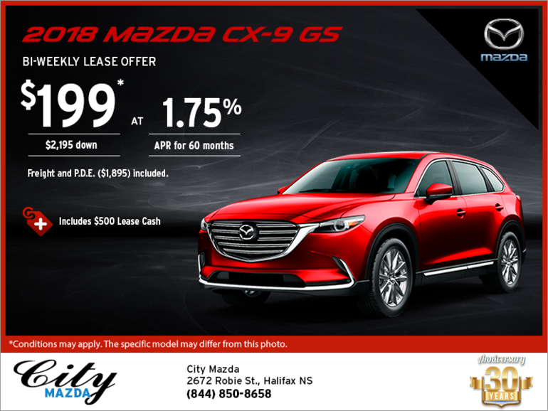 Get the 2018 Mazda CX-9 Today!