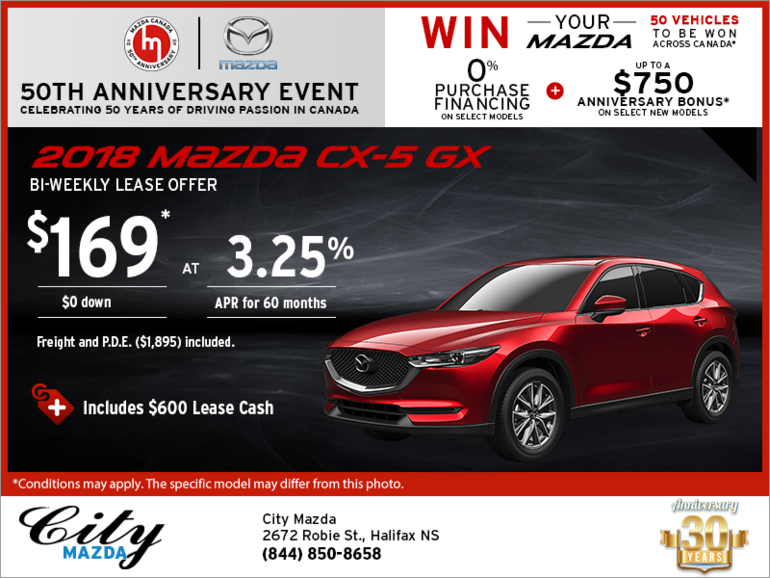 Get the 2018 Mazda CX-5 Today!