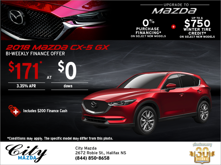 Get the 2018 Mazda CX-5 Today!