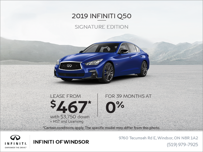 2019 INFINITI Q50 Signature Edition