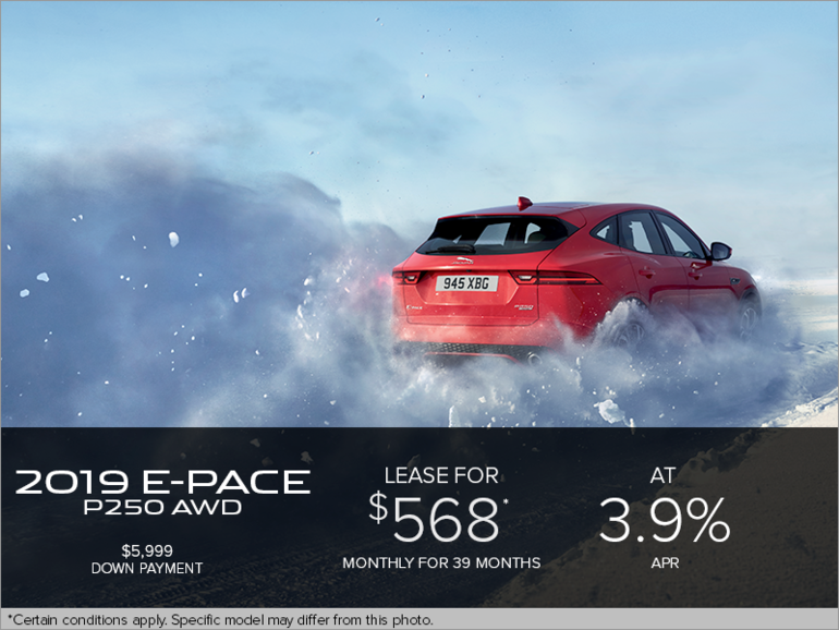 The 2019 Jaguar E-PACE SE P250 AWD