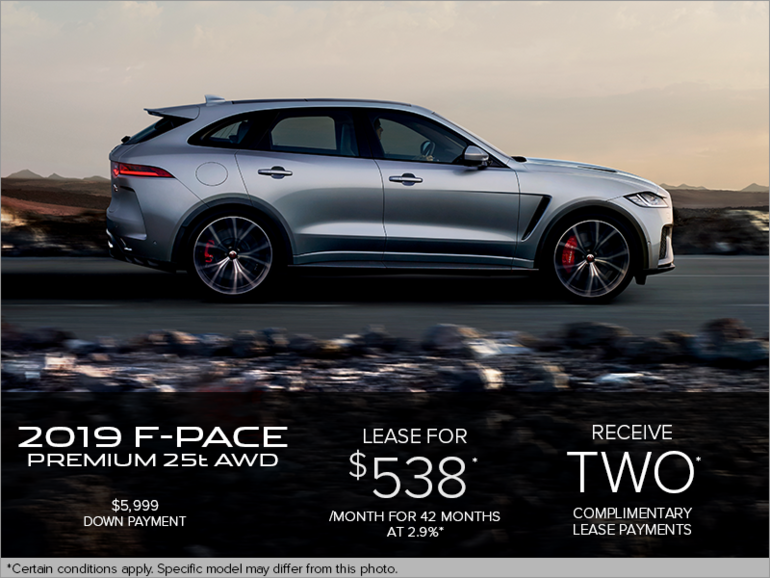 The 2019 Jaguar F-PACE Premium 25t AWD