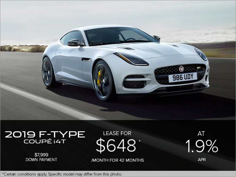 The 2019 Jaguar F-TYPE Coupé i4T