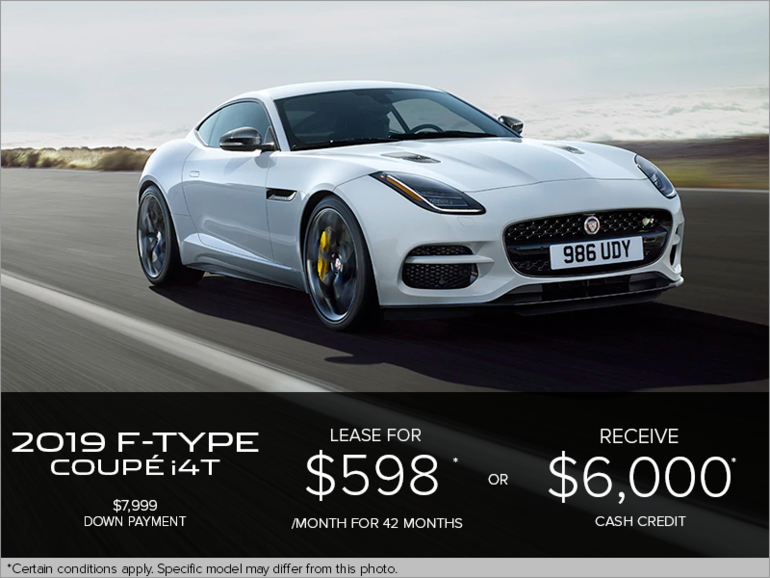 The 2019 Jaguar F-TYPE Coupe i4T