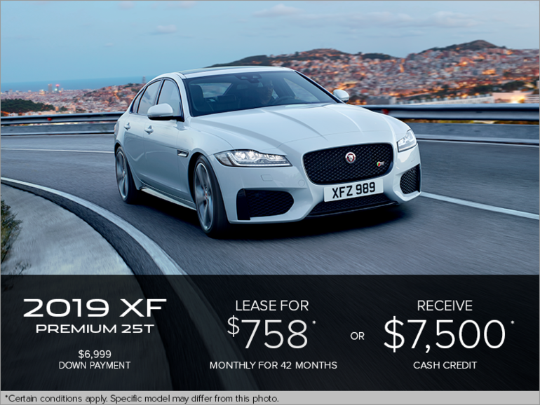 The 2019 Jaguar XF Premium AWD