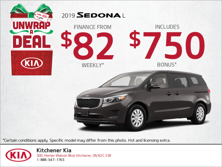 Finance the 2019 Kia Sedona!