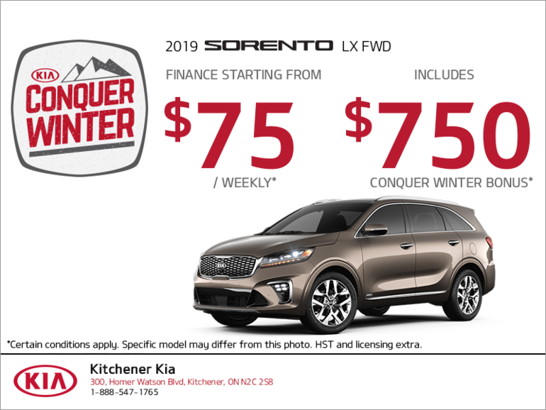 Finance the 2019 Kia Sorento