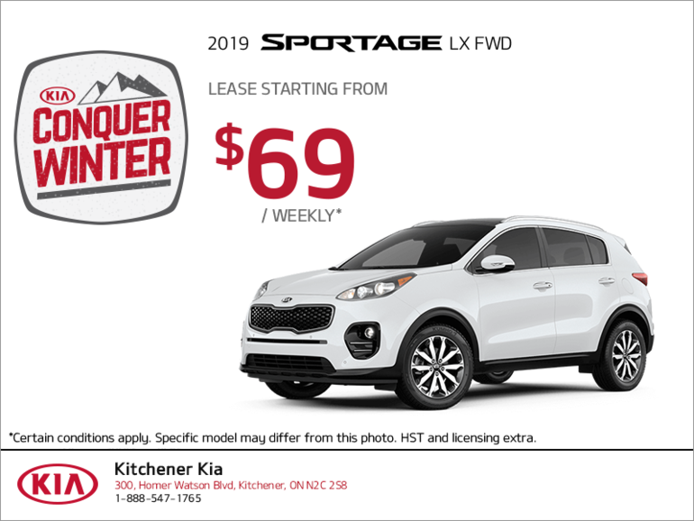 Lease the 2019 Sportage