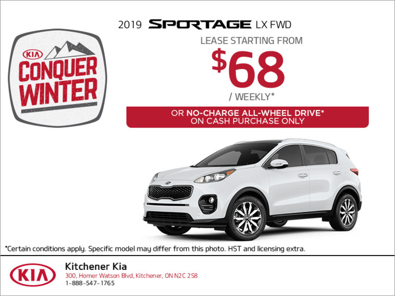 Lease the 2019 Sportage
