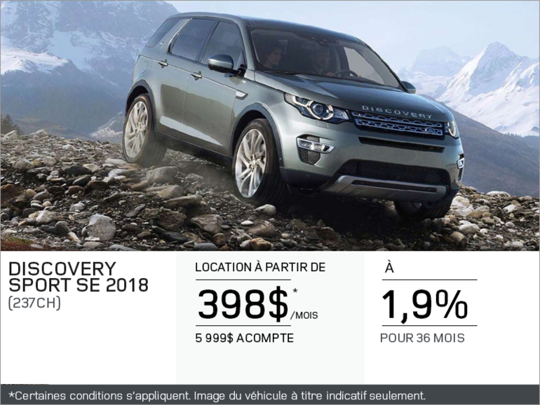 Le Discovery Sport SE 2018