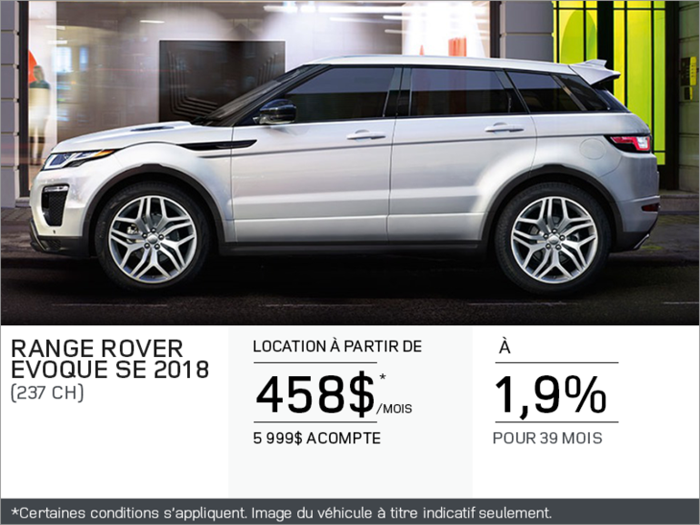 Le Range Rover Evoque SE 2018