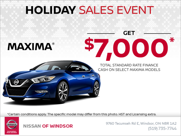 Get the 2018 Nissan Maxima Today!