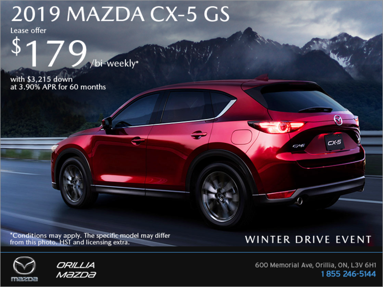 Get the 2019 Mazda CX-5 Today!