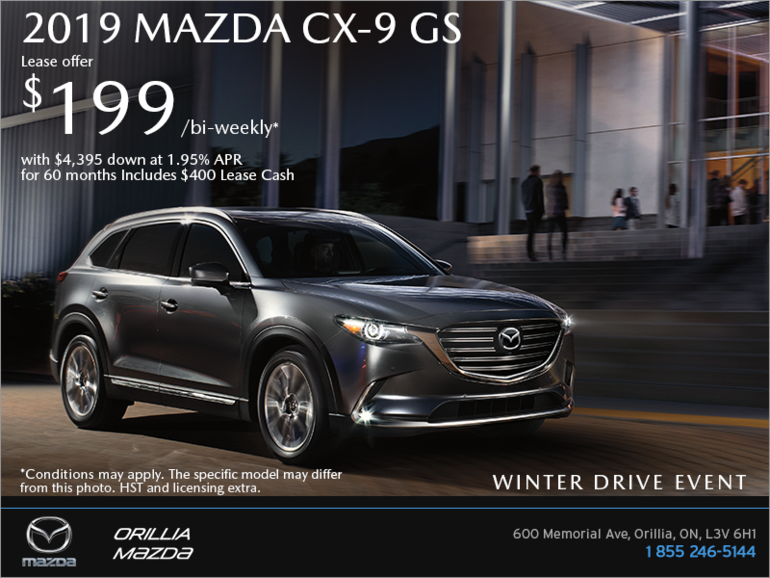 Get the 2019 Mazda CX-9 Today!