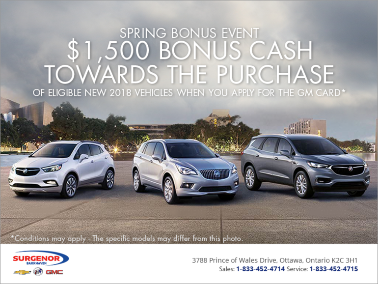 Spring Bonus Event