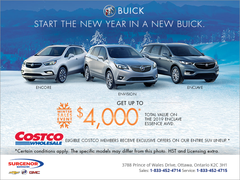 Start the New Year in a New Buick