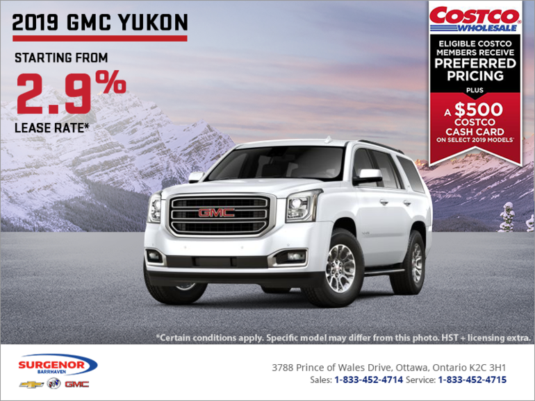 The 2019 GMC Yukon