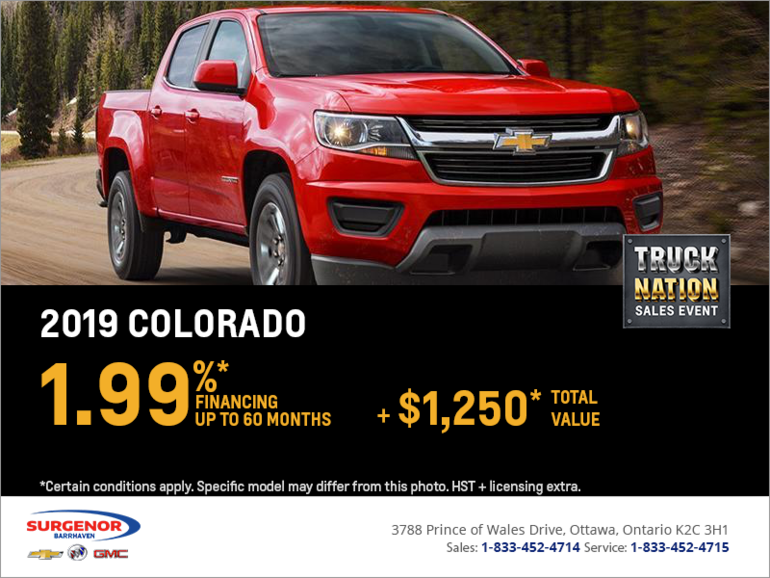 Finance the 2019 Chevrolet Colorado