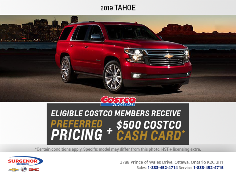 Get the 2019 Chevrolet Tahoe