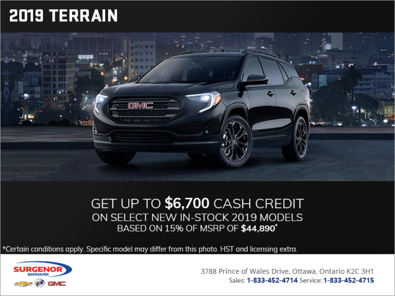 The 2019 GMC Terrain