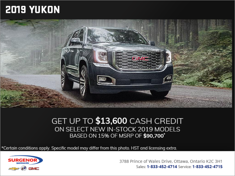 The 2019 GMC Yukon