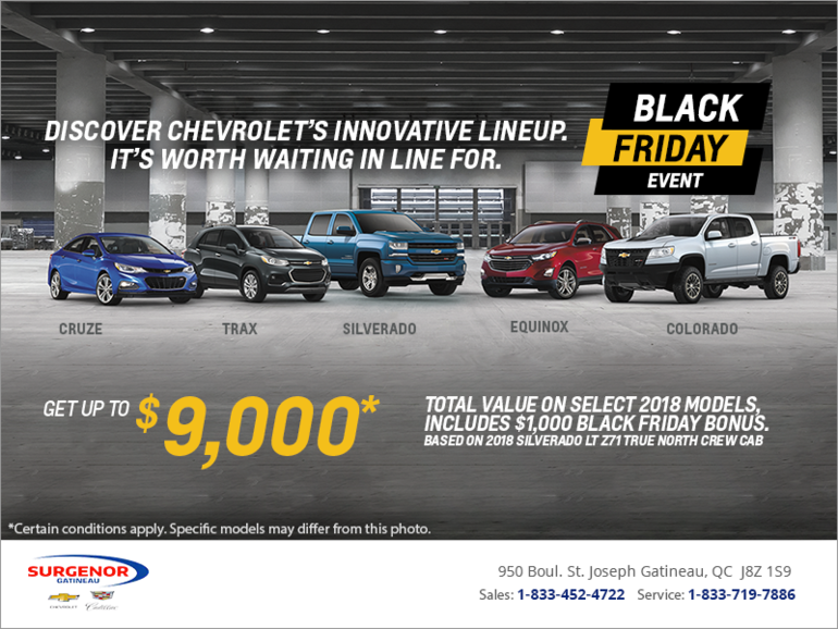 Chevrolet's Black Friday Event!