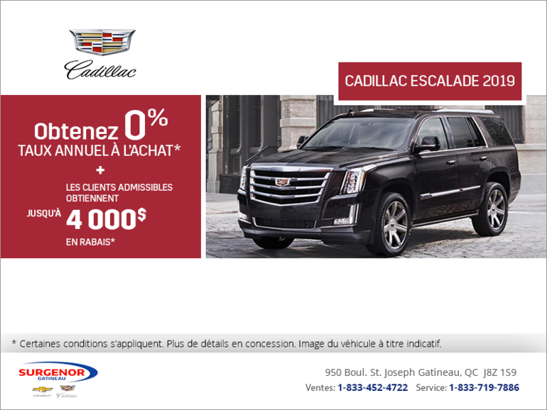 Cadillac Escalade 2019