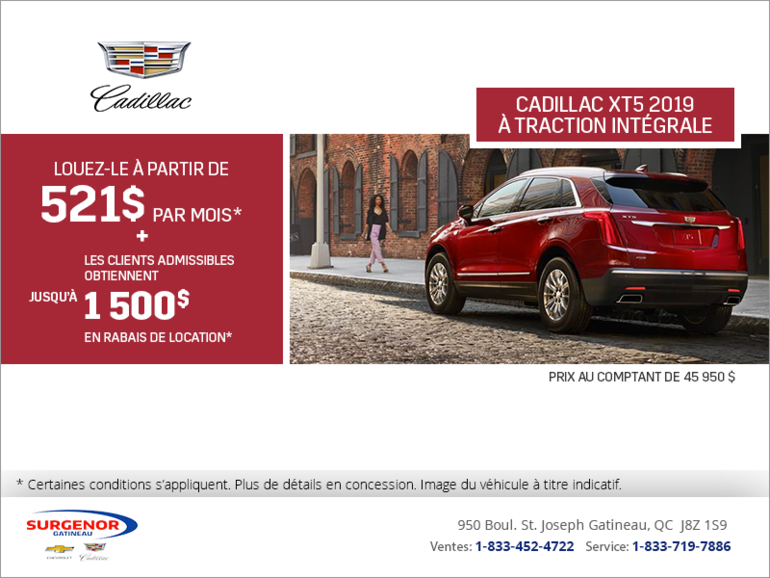 Cadillac XT5 2019