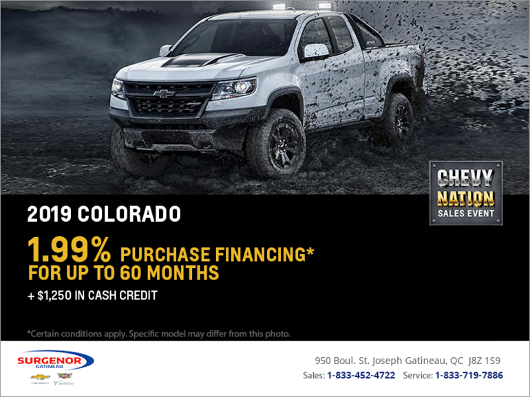 Get the 2019 Chevrolet Colorado