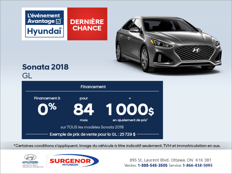 Financez la Sonata 2018!