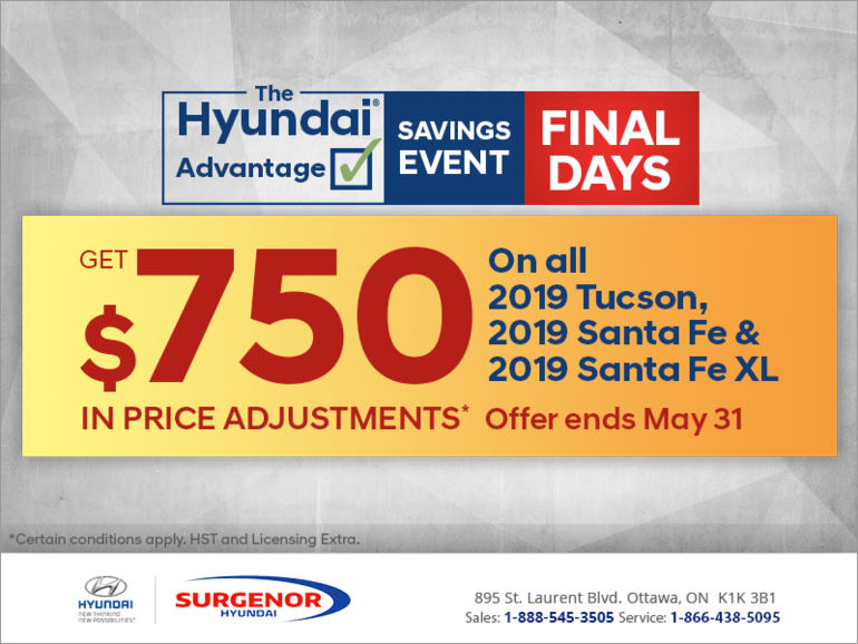 The Hyundai Advantage Saving Event!