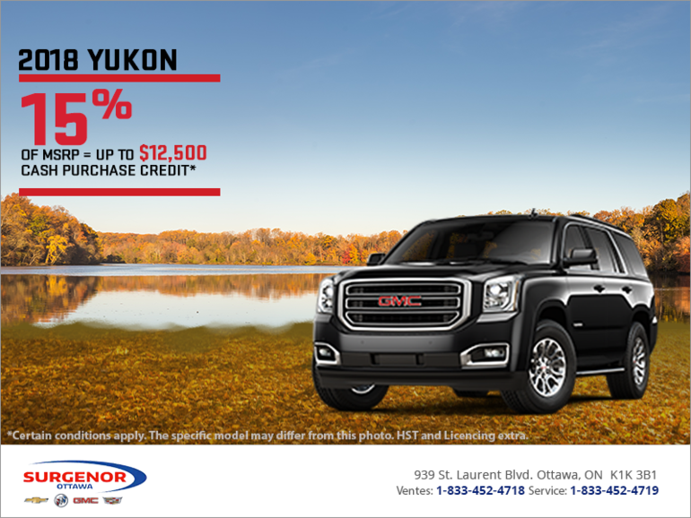 The 2018 GMC Yukon