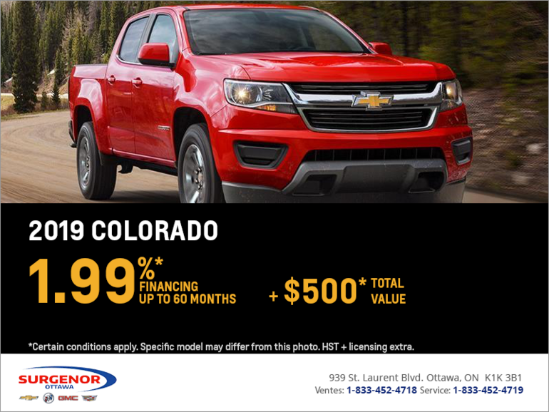 Finance the 2019 Chevrolet Colorado