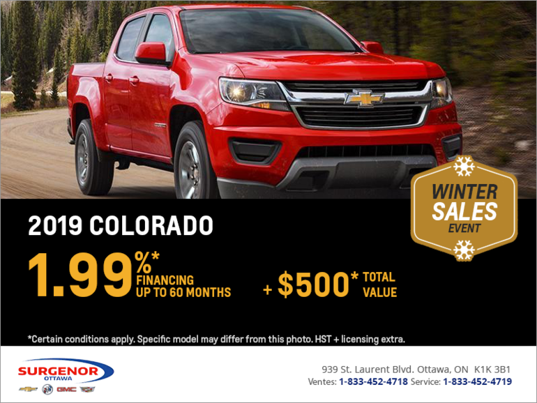 Finance the 2019 Chevrolet Colorado