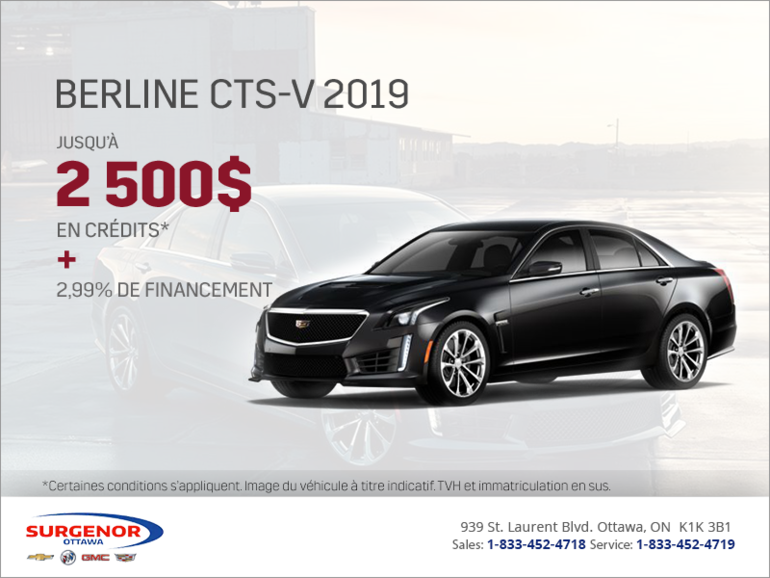 Cadillac CTS-V Berline 2019
