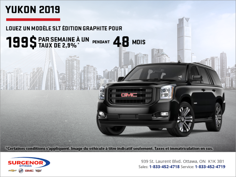 Le GMC Yukon 2019
