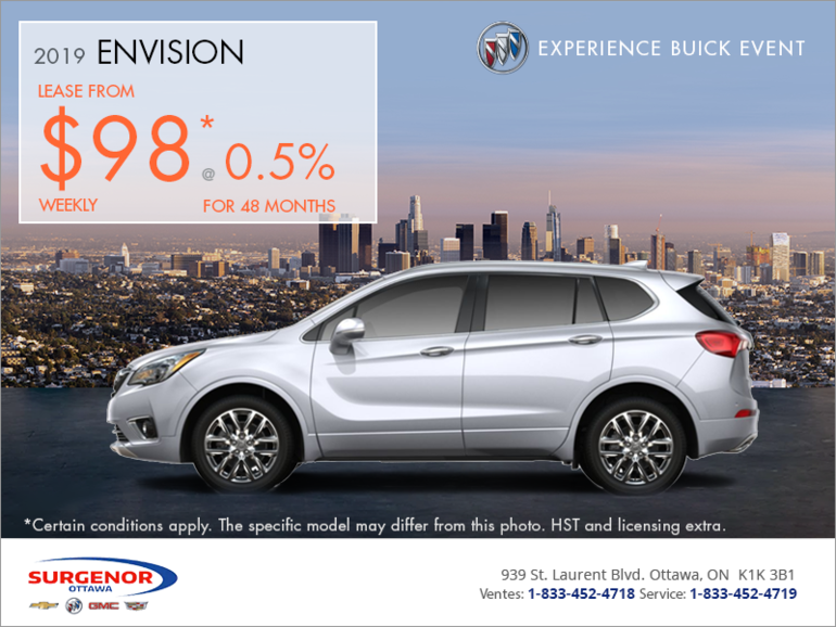 Lease the 2019 Buick Envision