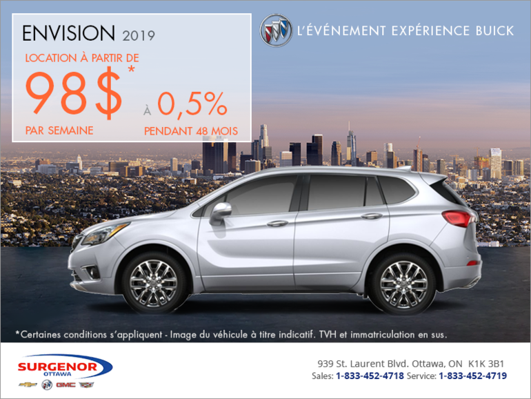 Louez le Buick Envision 2019