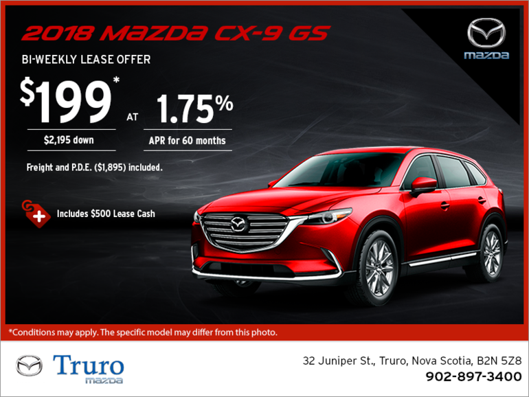 Get the 2018 Mazda CX-9 Today!