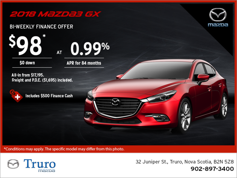 Get the 2018 Mazda3 Today!